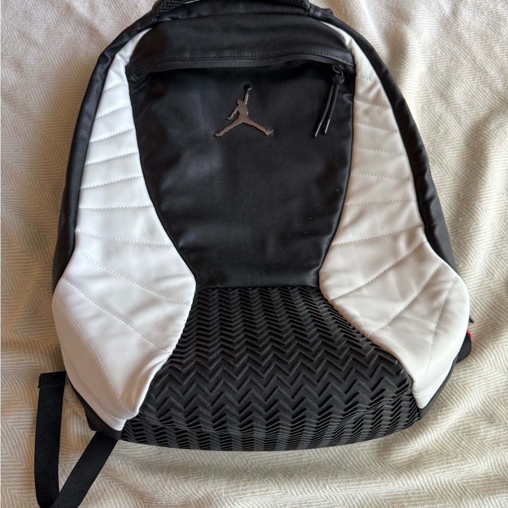 Jordan Black and White Men's Backpack